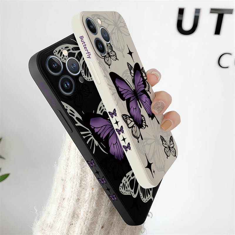 Винтажный чехол для телефона с принтом бабочки OPPO A78 A76 A74 A60 A57 A54 A53 A38 A31 A17 A16K A15 A9