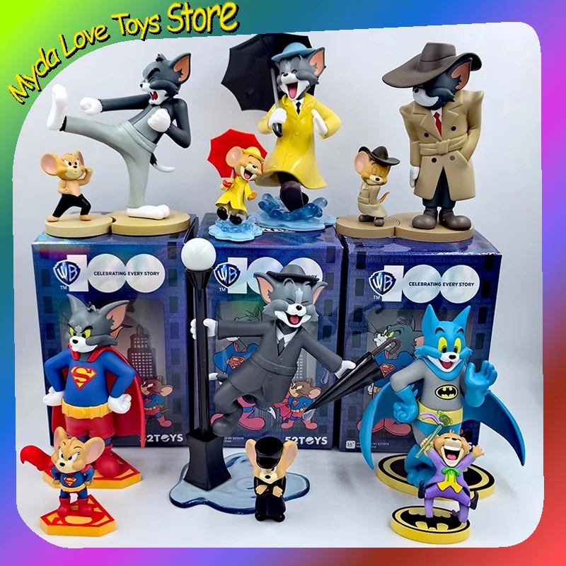 52TOYS Tom And Jerry Warner Anniversary Collection Series Blind Box Аниме Фигурка Kawaii Игрушка в подарок