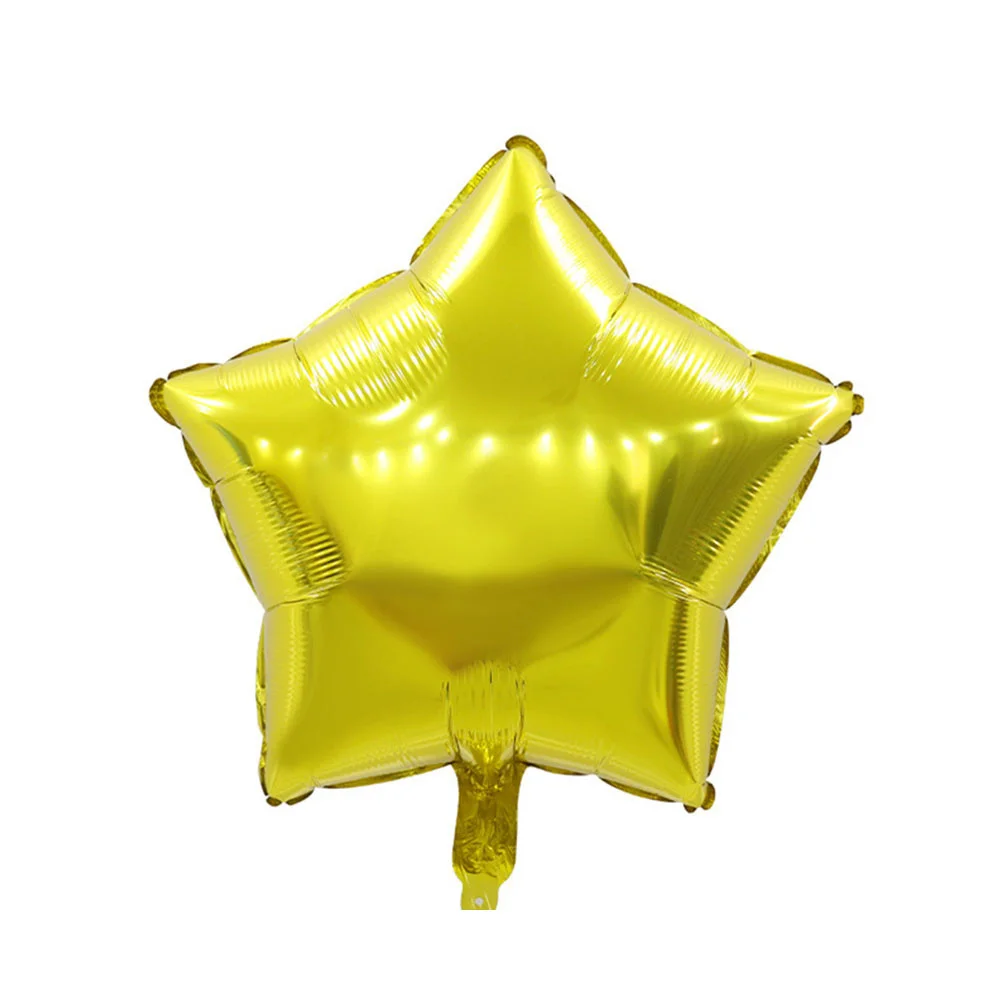 50 шт. 18-дюймовая пятиконечная звезда алюминиевая пленка гелиевый шар праздничная
