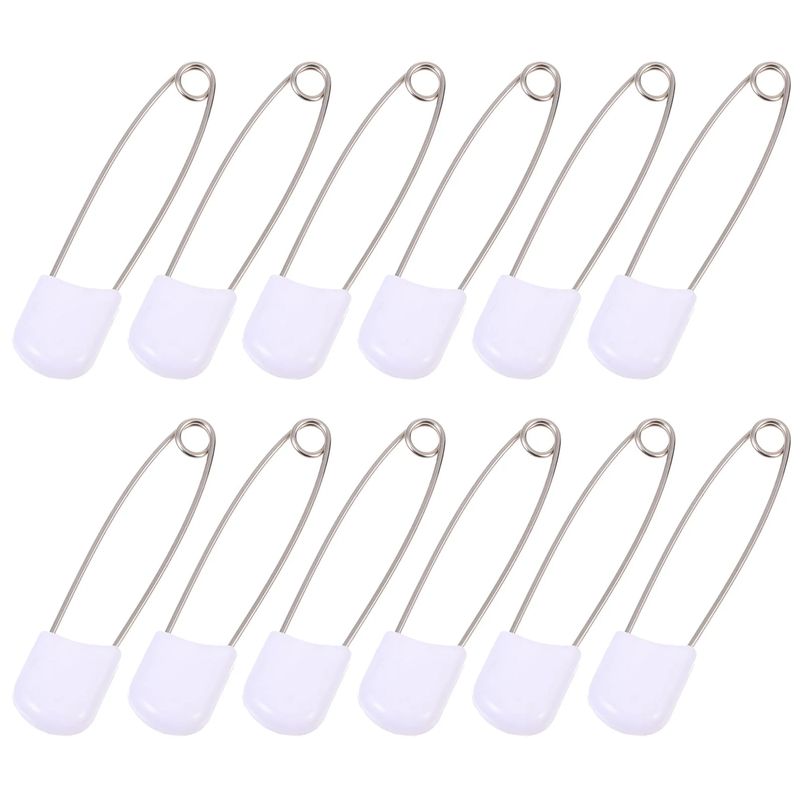 

50 Pcs Plastic Head Buckle Safety Brooch Baby Buckle Large Plastic Safety Pin