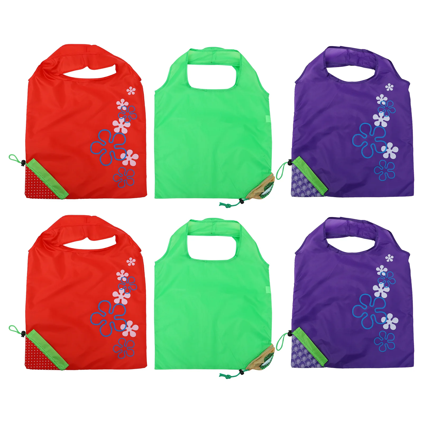 

6 Pcs Waterproof Storage Bag Waterproof Shopping Bag Fruit Storage Bags Reusable Shopping Bags Grocery Shopping Bags