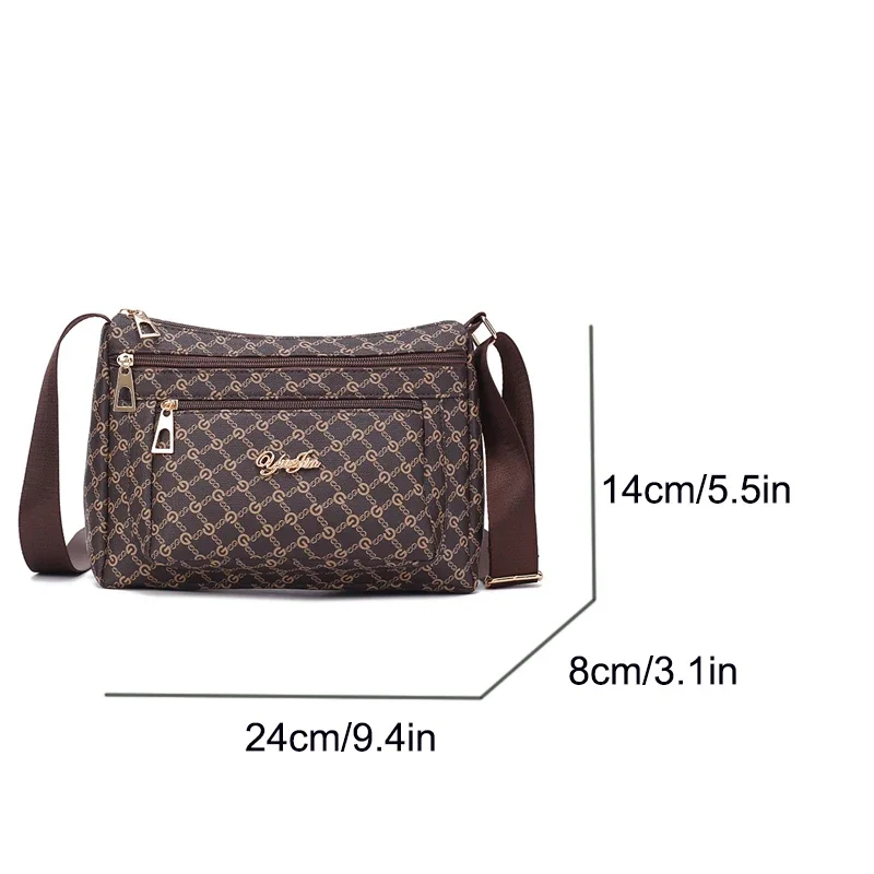 Женская сумка-ведро Многослойная космическая женская сумка через плечо среднего