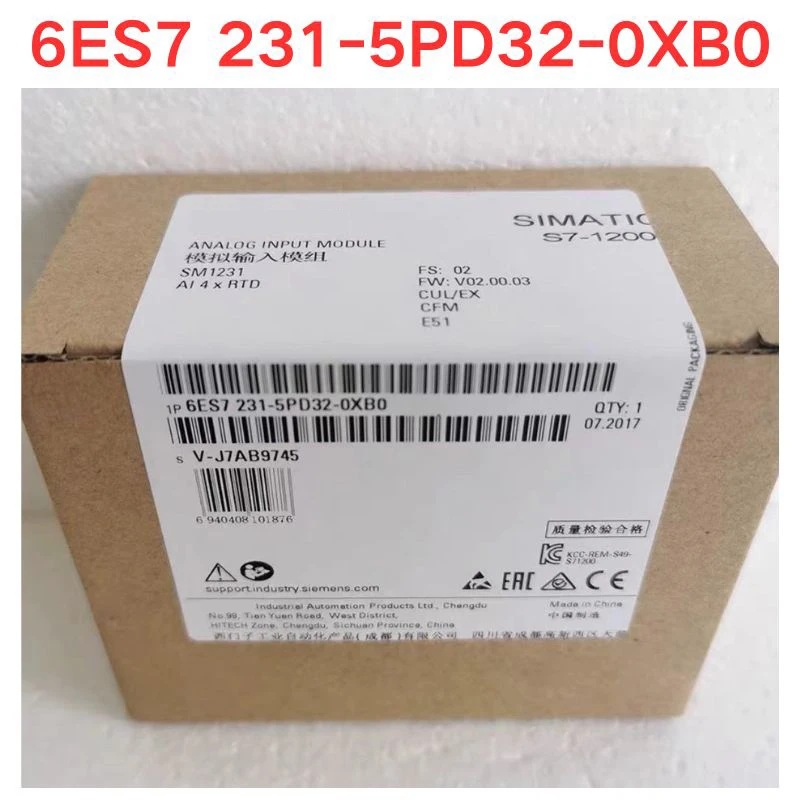 Совершенно новый оригинальный модуль 6ES7 231-5PD32-0XB0 6ES7231-5PD32-0XB0