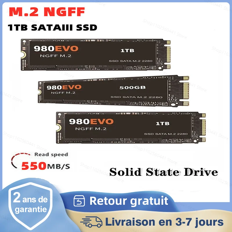 

Original 2TB M.2 SSD 500GB NGFF SSD hard Drive 980EVO NVMe pcie 970 PRO Hdd Hard Disk Internal Hard Disk For Laptop/Desktop/mac