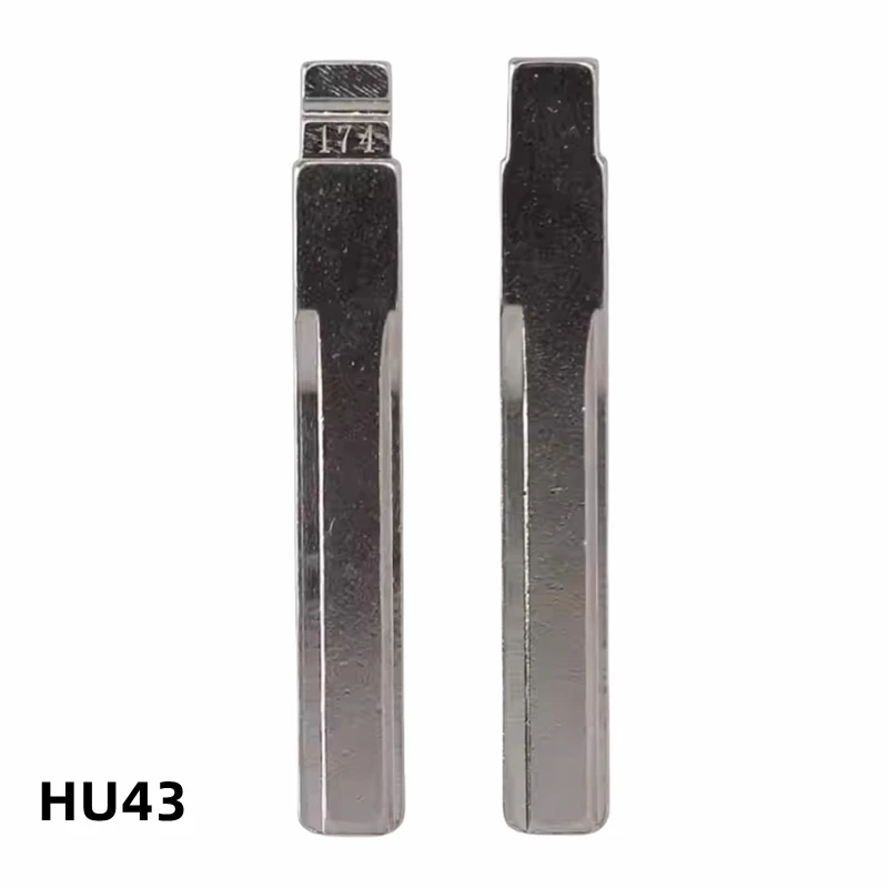 

OEM 5 шт. HU43 металлические пустые необрезанные лезвия дистанционного ключа для Opel Keydiy KD Xhorse VVDI JMD