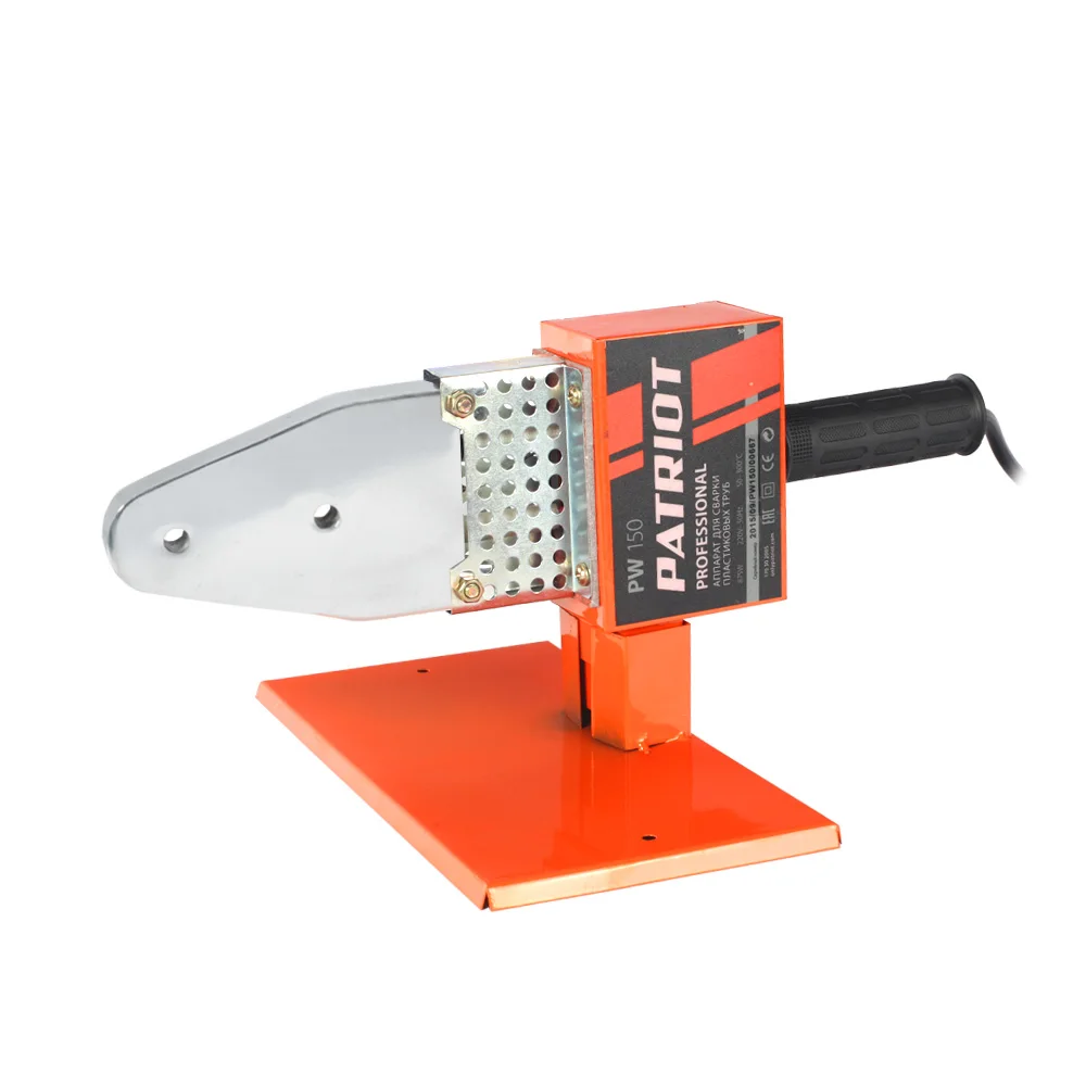 Аппарат для сварки труб PATRIOT PW 150 (Мощность 875 Вт регулировка температуры 0-300°С