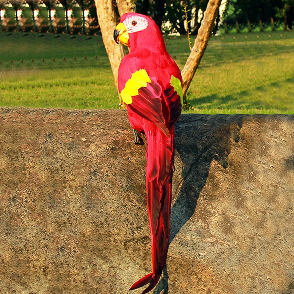 

Yard Artificial Parrot Photography Christmas party Simulation 45cm Budgie