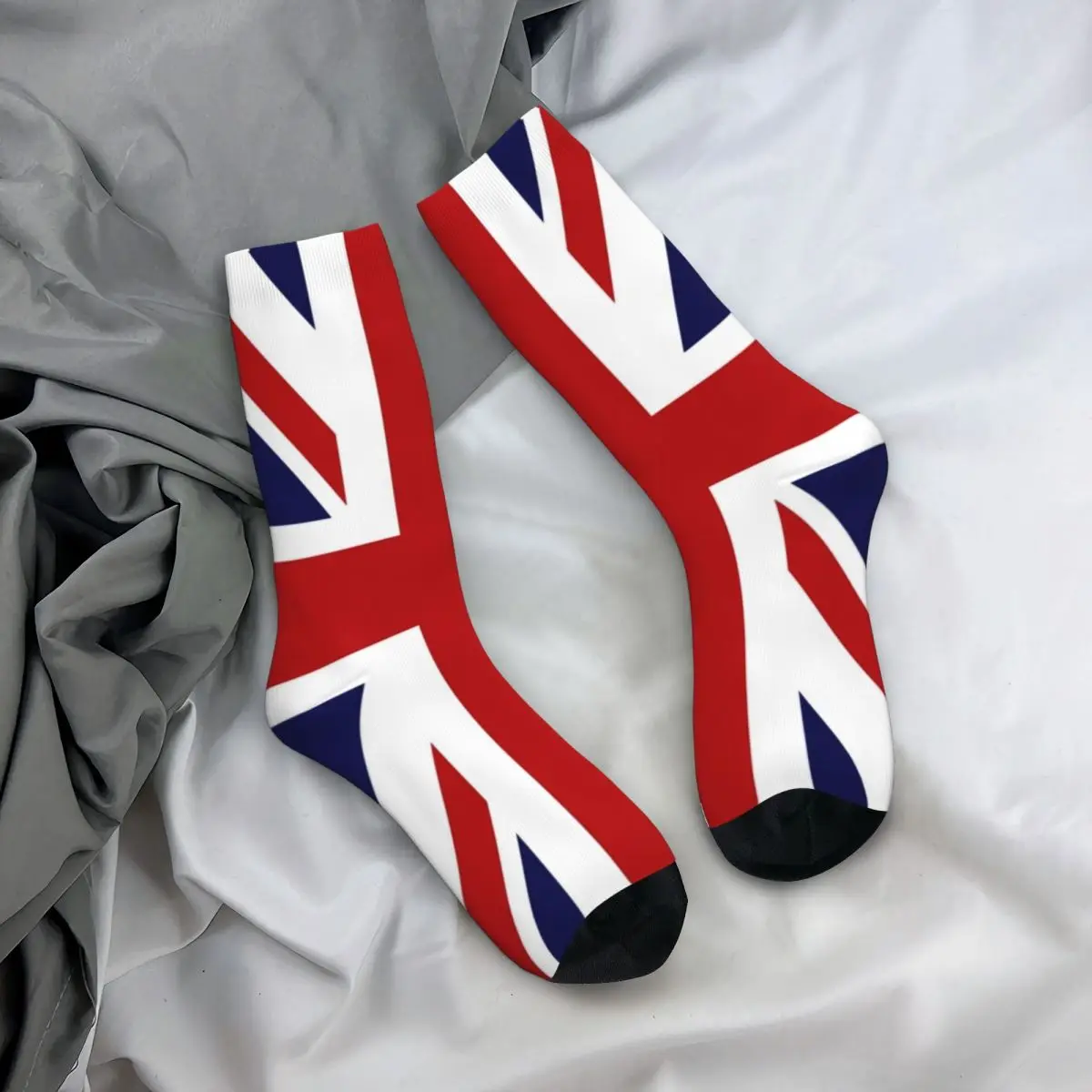 Носки с флагом Великобритании готические чулки Union Jack Осенние Нескользящие