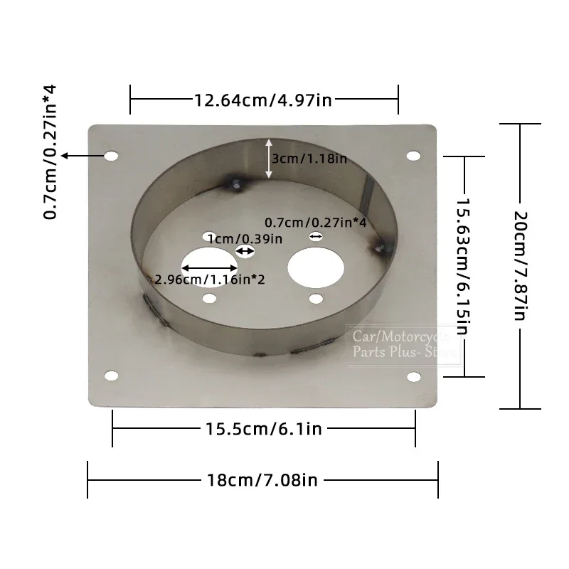 

Нержавеющая сталь автомобильный воздушный дизельный стояночный обогреватель, монтажная пластина, кронштейн, держатель для Eberspacher Webasto Truck Camper Van