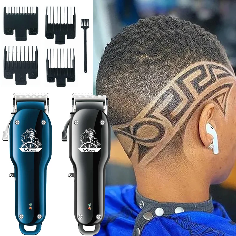 

VGR-679 Electric Hair Cutting Machine Hair Clipper Professional Haircut Machine Barber Rechargeable Cordless Hair Trimmer Men