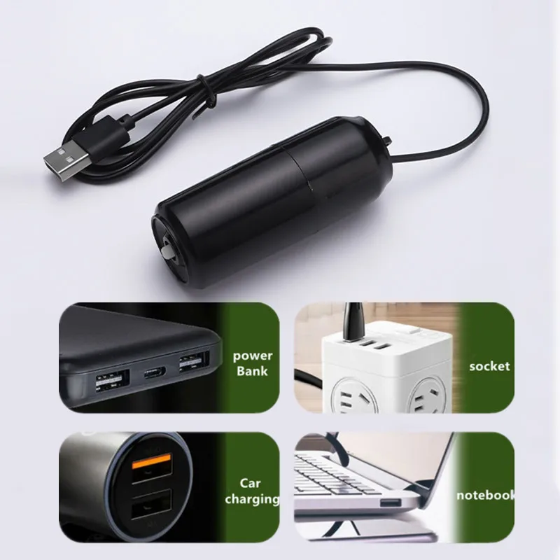 Аквариумный кислородный воздушный насос для аквариума USB бесшумный компрессор
