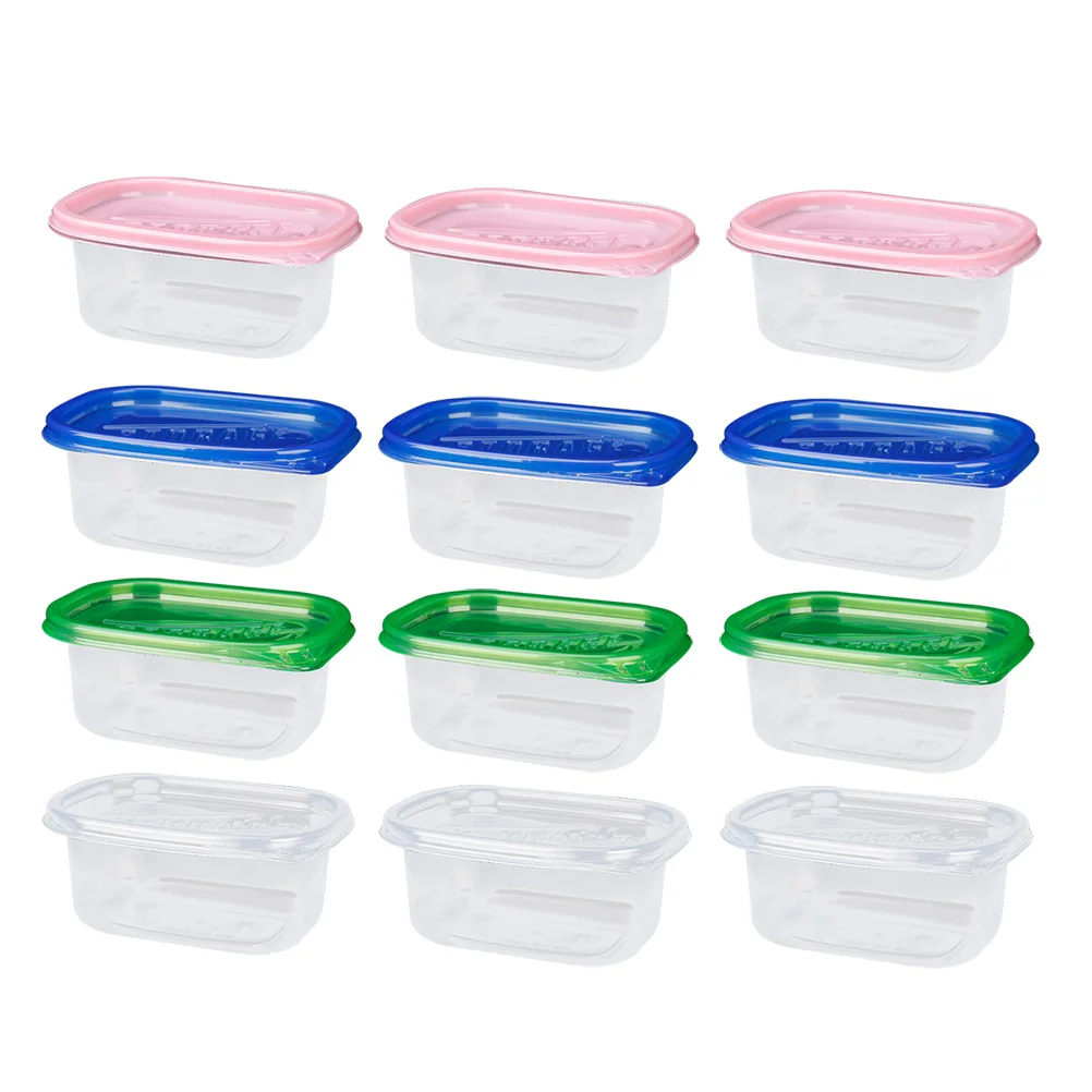 

Boxes Refrigerator Crisper Packing Containers Mini Lunch Fruit Box Rubber Store Oven Organizers Buttons Push Oz Freezer Maid Cup