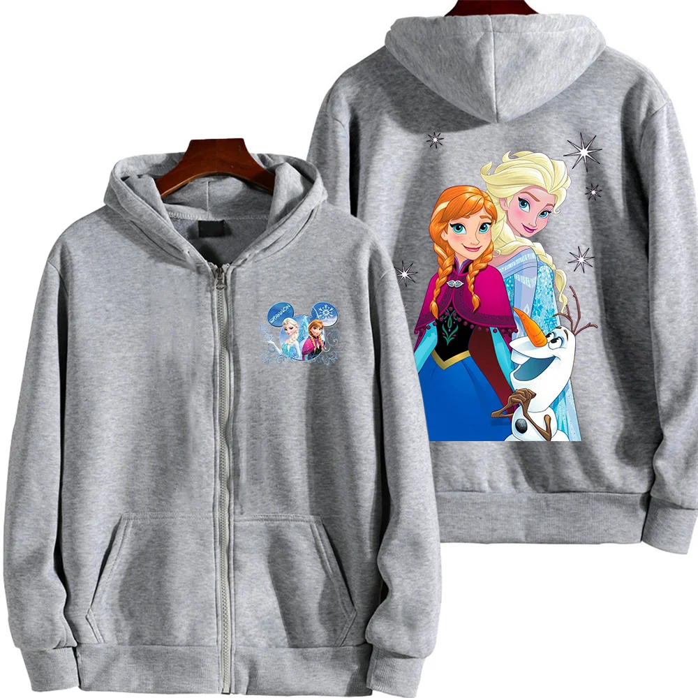 Толстовка с капюшоном для мальчиков и девочек принтом Холодное сердце