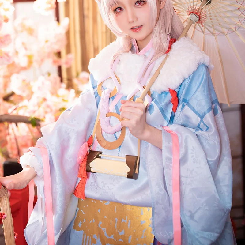 Костюм для косплея из игры Onmyoji SSR kamisama костюмы на Хэллоуин кимоно японские Stlye