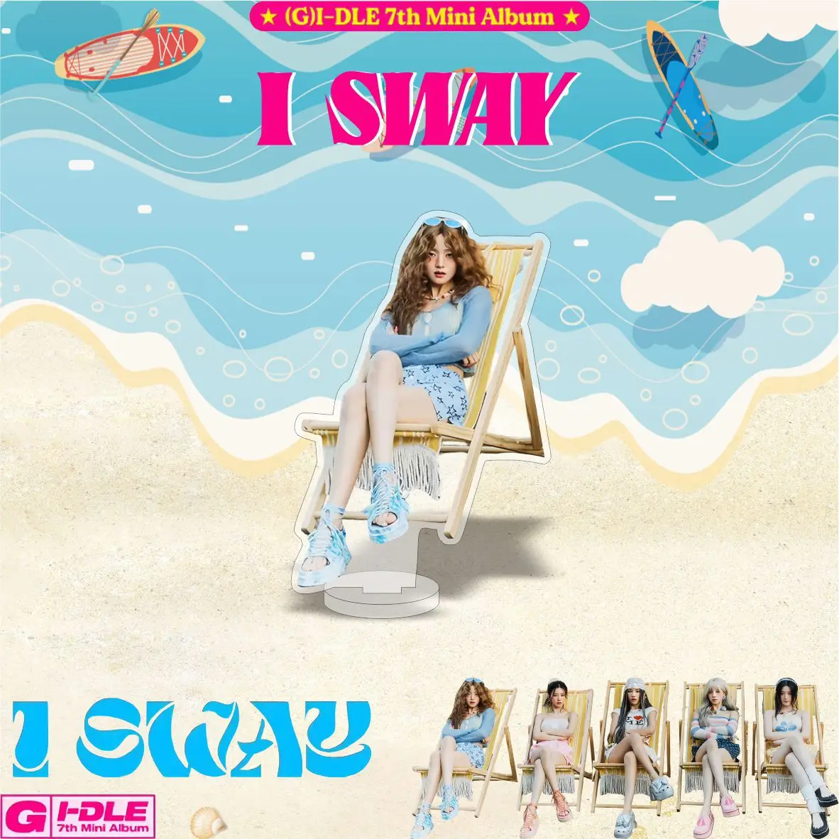 

Фигурка (G)I-DLE YUQI SOYEON MINNIE M092