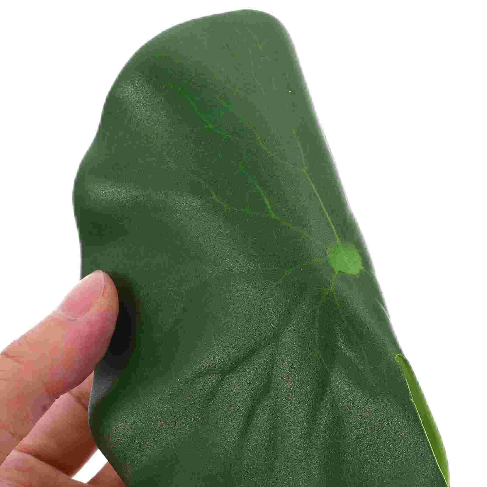 20 шт. искусственное растение имитация листьев лотоса украшение для аквариума