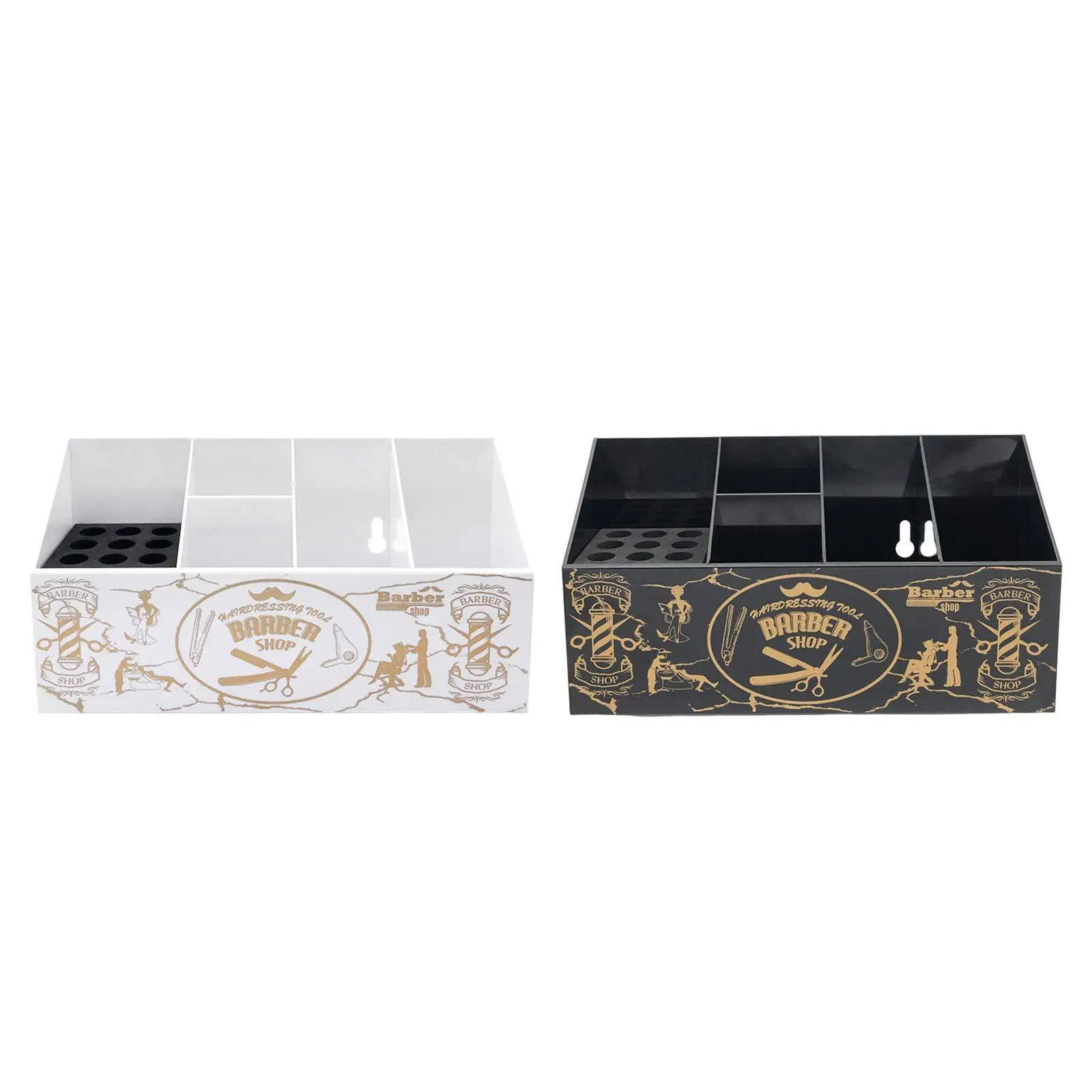 

Barber Supplies Storage Box Large Capacity 5 Compartments for Hairdressing