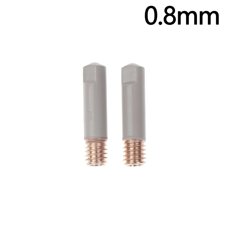 Сварочные сопла HUXUAN, медные, 2 шт., 25 мм, M6, 0,8-1 мм