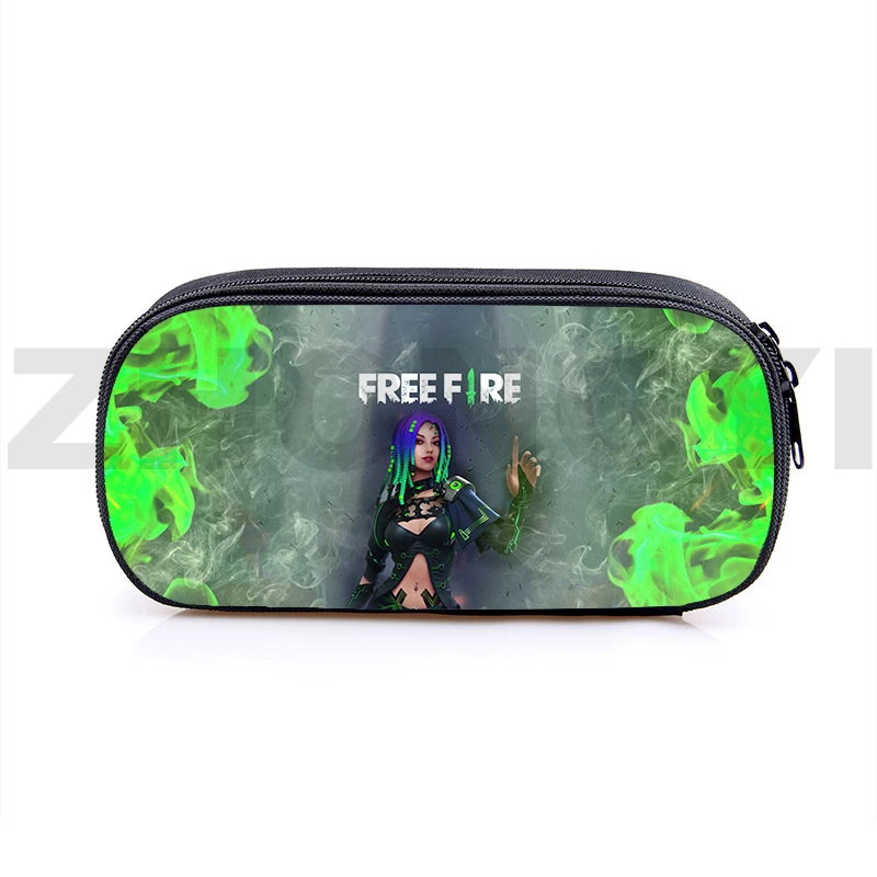 Модная сумка для макияжа осмотр ранцы игра Free Fire Garena 3D чехол карандашей