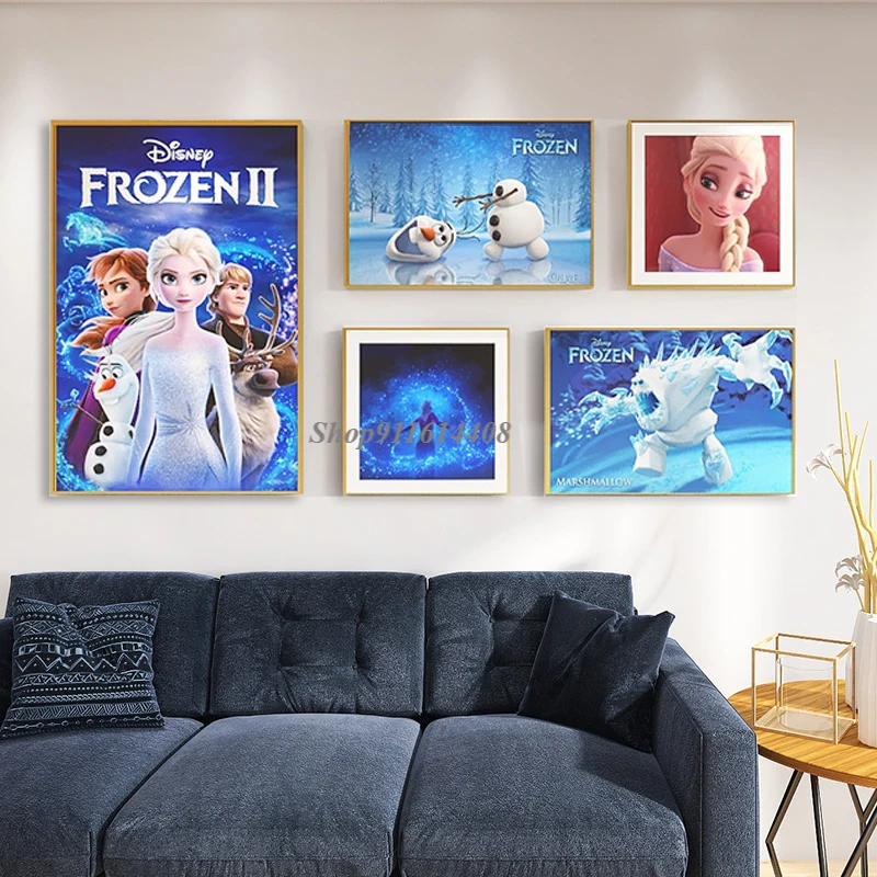 

Print Art Aisha Princess Posters Anime Canvas Painting Wall Art Prints Decor Pictures on Kids Room Wall Home Decor Disney Frozen
