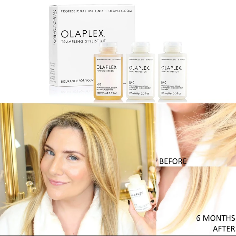 Olaplex No.1 Bond множитель No.2 перфлектор самостоятельный профессиональный набор для