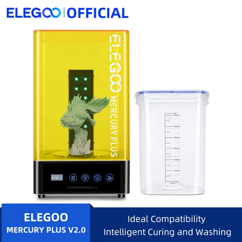 ELEGOO MERCURY PLUS V2.0 машина для стирки и отверждения 3D моделей