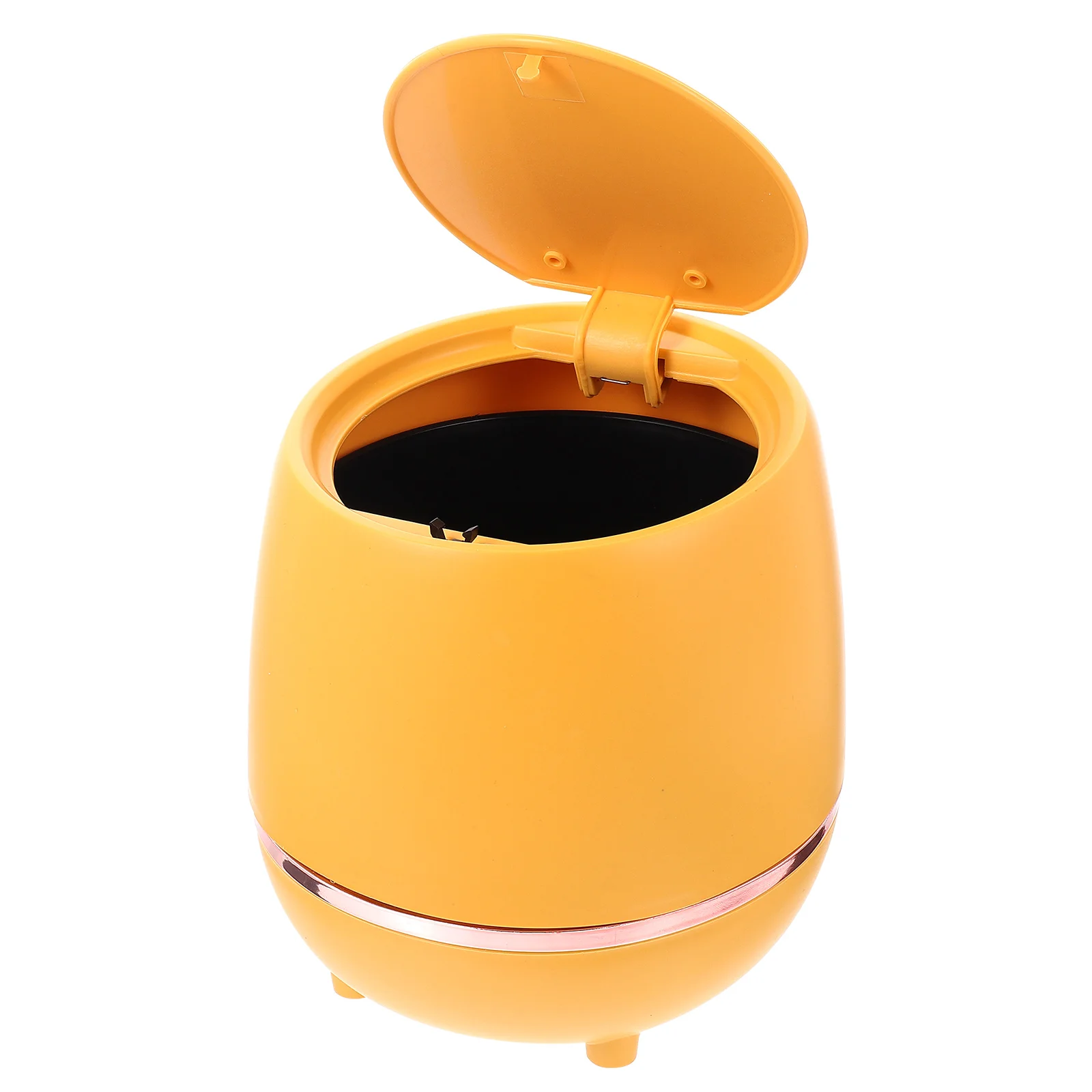 

Trash Can Bin Garbage Mini Desktop Waste Wastebasket Car Countertop Lid Table Bedroom Your Trashcan Tiny Tabletop Office Bucket