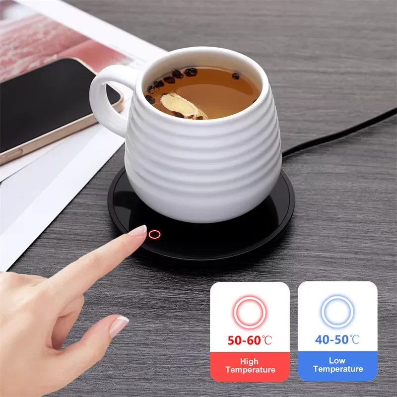 

Heater Coffee Mug Warmer Plate Insulation Coaster Pad Keep Drink Warm USB Hot Tea Makers For Home Office Desktop Heating Pad