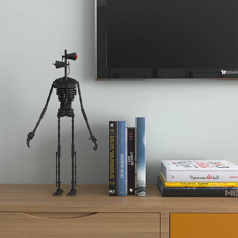 Pаспродажа Маленькая головоломка-конструктор Рождественская фигурка детская игрушка ужас городская легенда сирена голова Скелет робот игра мозга дл...