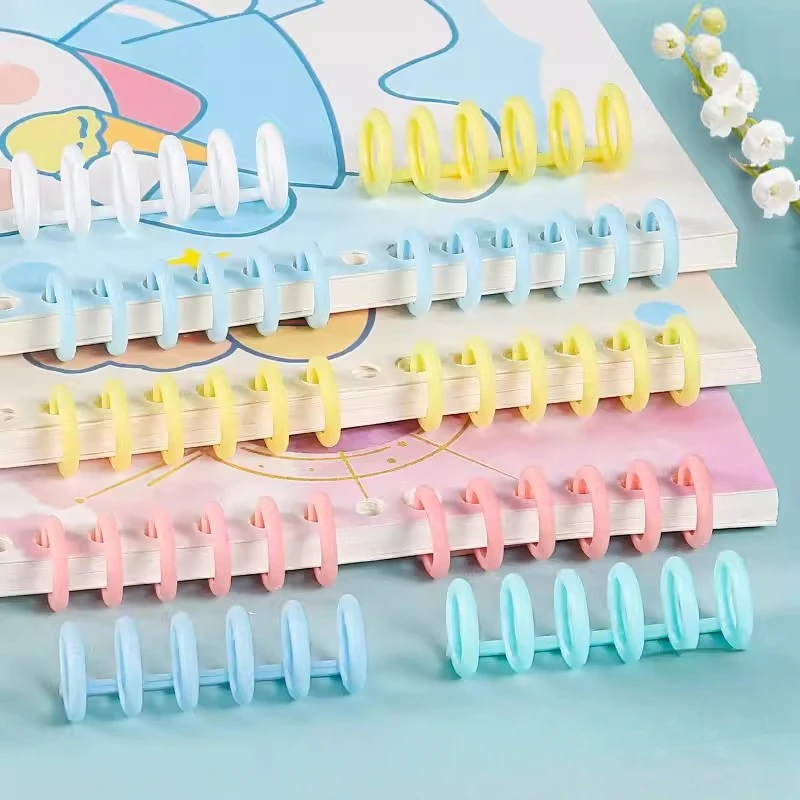 

10 шт., бумажные кольца с 6 отверстиями, A4, a5