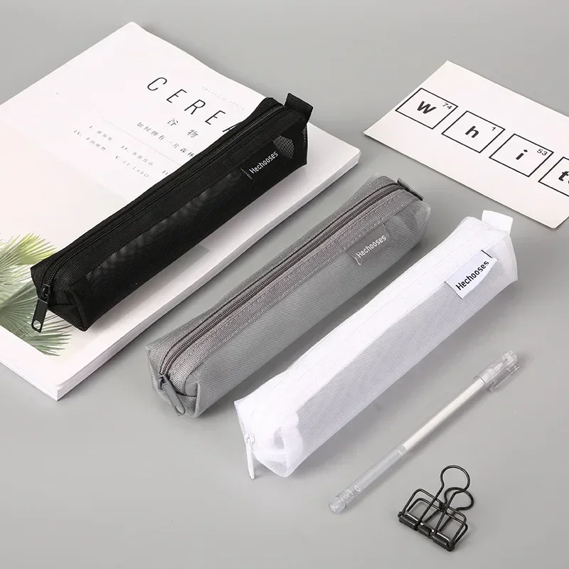 Женская сумка для карандашей специальная нейлоновая сетчатая мини-ручка унисекс