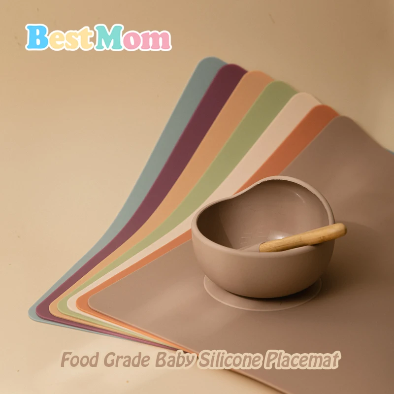 

Детская Силиконовая подложка для еды, детский термостойкий Коврик, не содержит Бисфенол А, силиконовый Настольный коврик, детские коврики для обеденного стола, поставки 2023