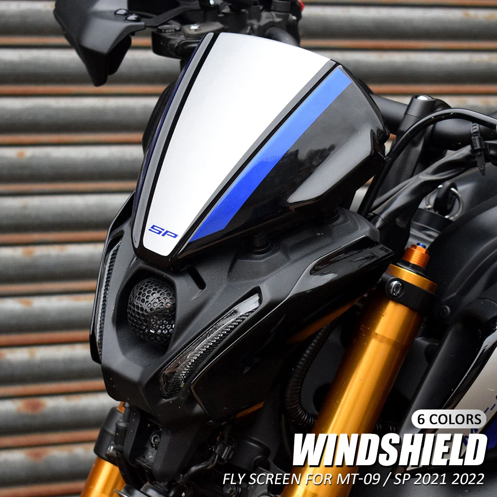 

New For Yamaha MT09 SP FZ09 FZ-09 MT-09 MT FZ 09 2021 2022 Motorcycle Accessories ABS Windshield Windscreen Wind Deflector