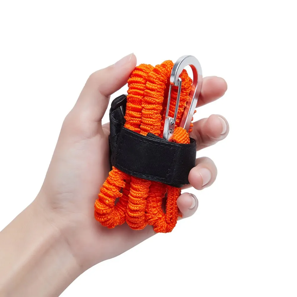 Paddle Leash Wear-resistant Kayak Canoe Stretchable Kayak Paddle Camping Tent Leash Adjustable Paddle Holder Tool Lanyard