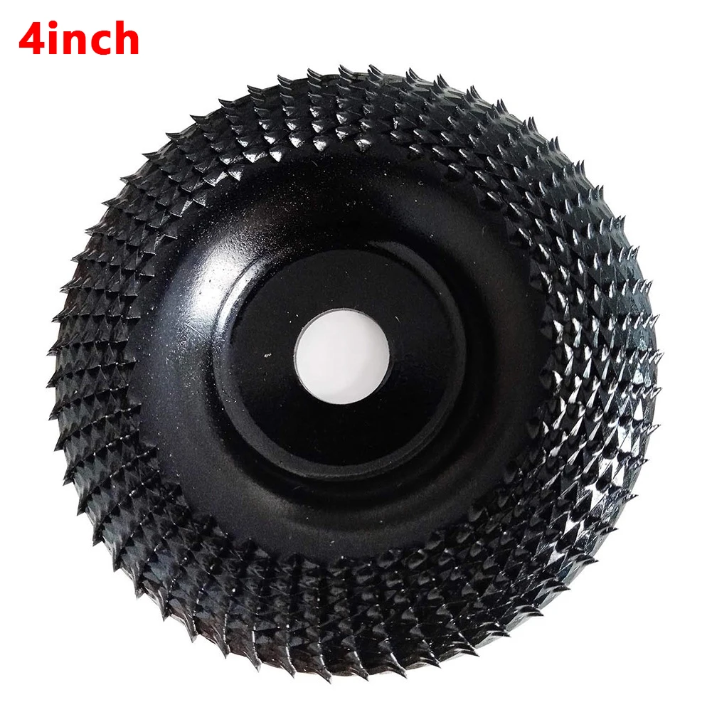 4 Inch Wood Shaping Disc Woodworking Carving Wheel Grinding Abrasive Rotary Tools For Angle Grinder