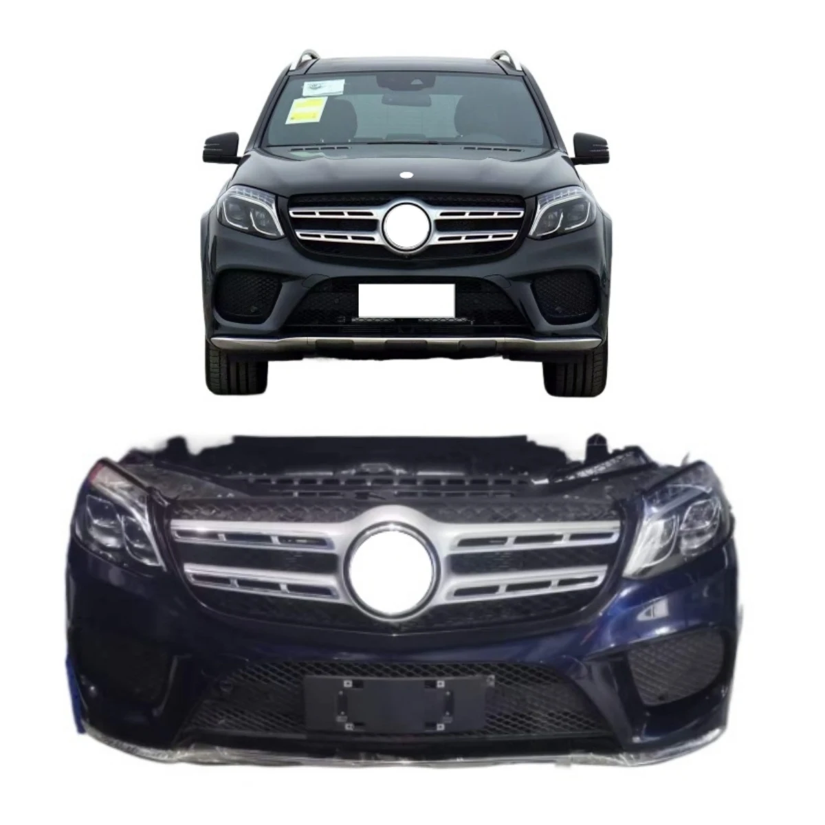Высококачественный противоударный комплект переднего бампера для Mercedes Benz GLS166
