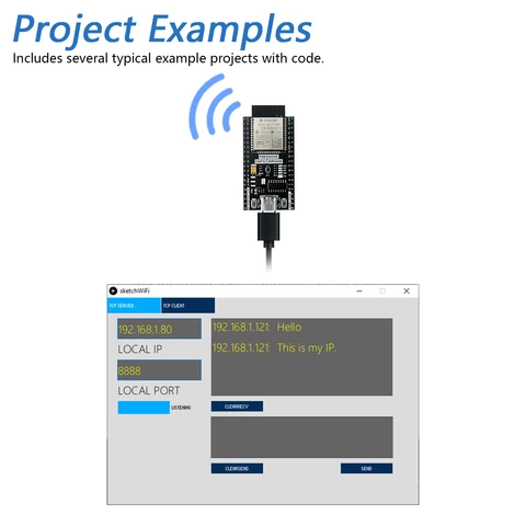 Freenove ESP32-WROOM микроконтроллер