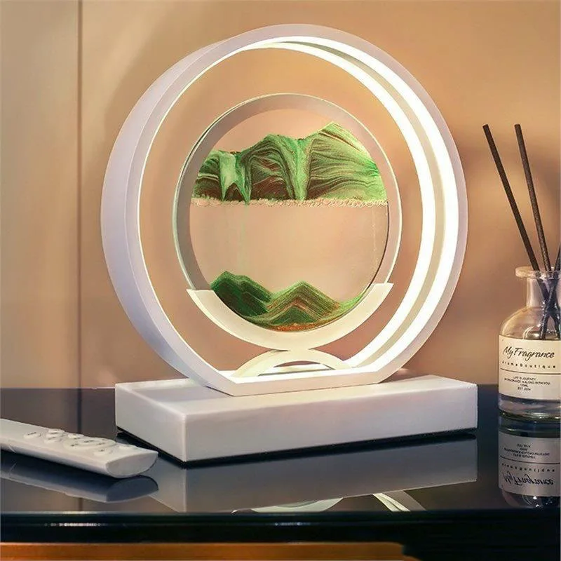 Светодиодная 3-цветная настольная лампа с подставкой