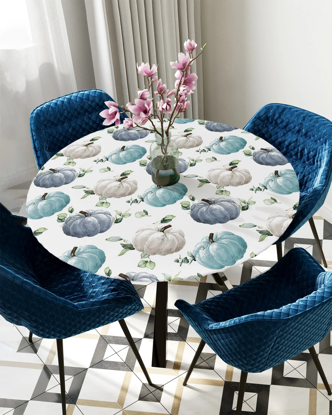 

Водоотталкивающая круглая текстура в виде тыквы