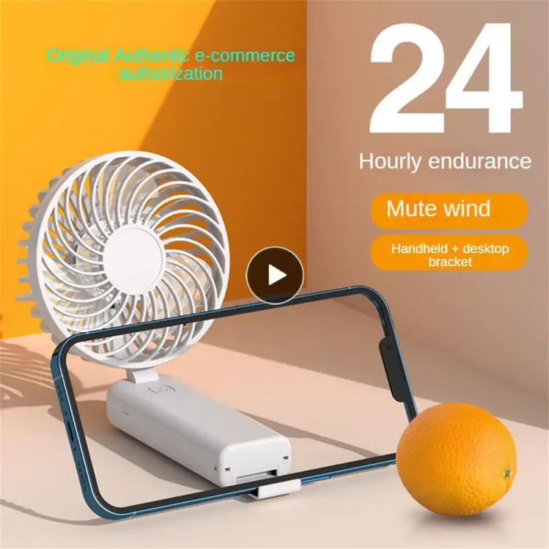 

Strong Soft Wind Cooling Fans Reduced Noise Folding Fan 2000 Mah Multi-functional Air Conditioning Summer Supplies Saving Time