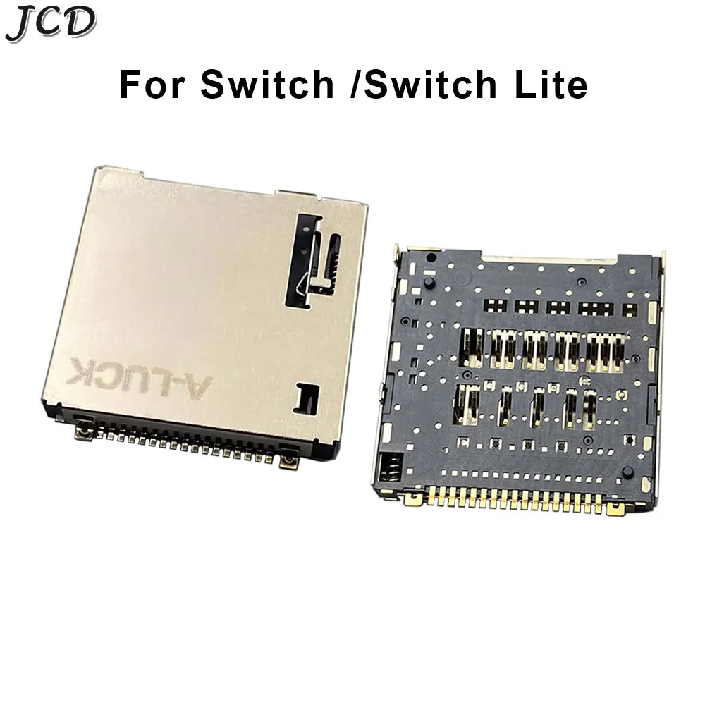 

JCD 1PCS Original Game Cartridge Card Slot Reader Tray Headphone Jack Socket For Switch & Switch Lite / Oled