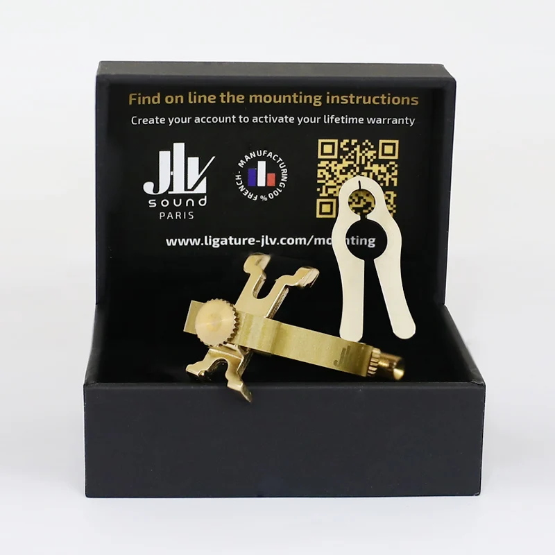 Франция JLV сопрано альт тенор кларнет саксофон металлическая лигатурная черная