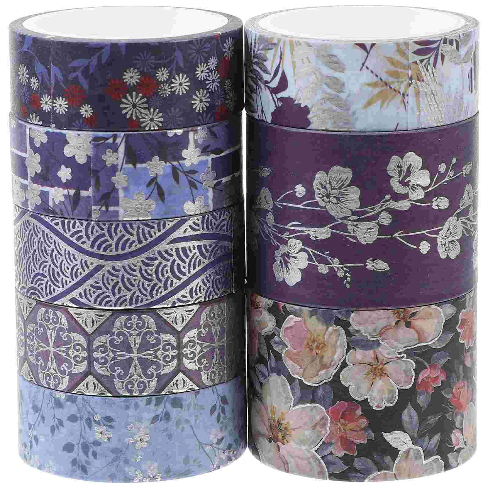 

8 рулонов, стандартная лента для блокнота, самодельная Васи-лента, декоративная лента для рукоделия, лента для печати