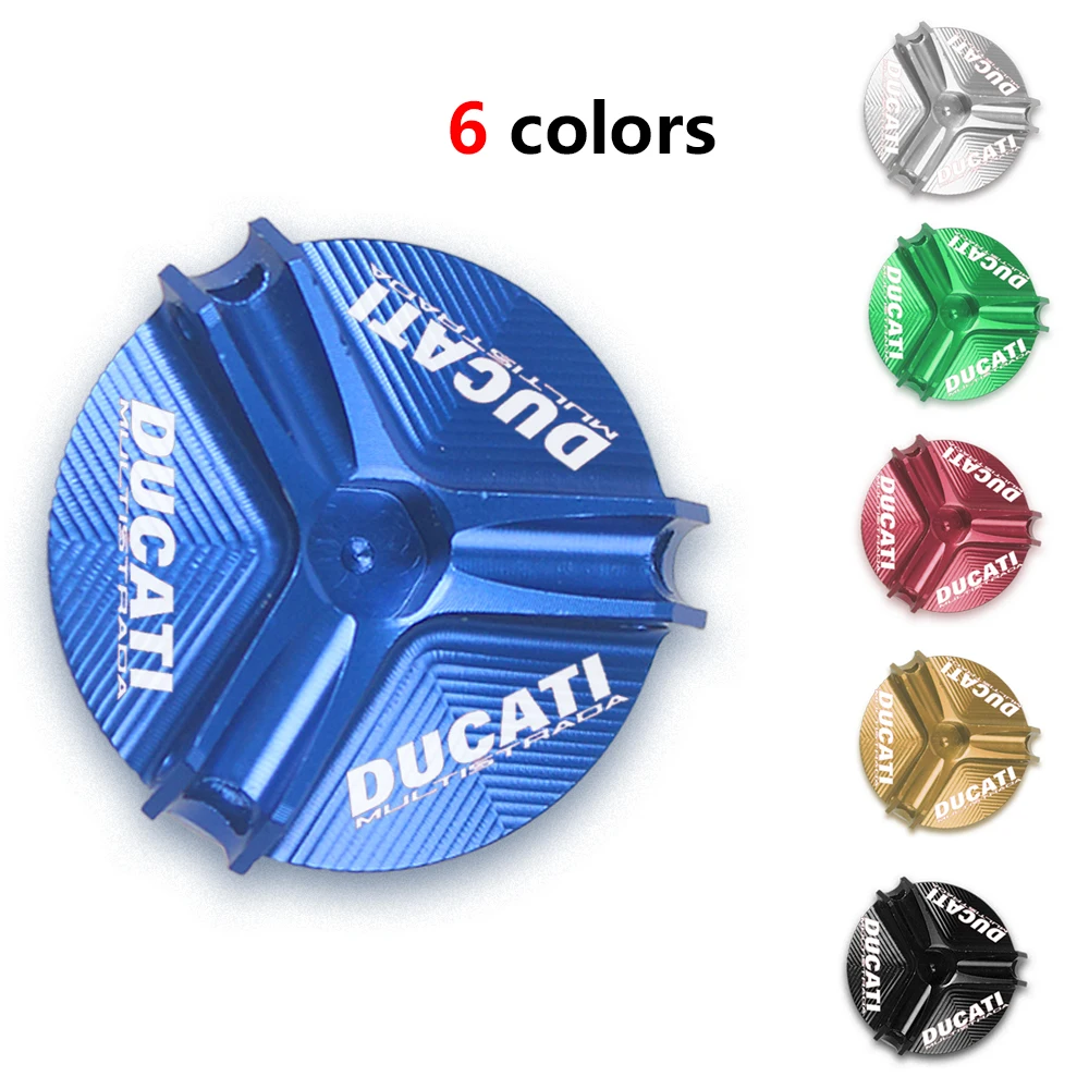 

Multistrada CNC Разъем двигателя топливный фильтр крышка крышки мотоцикла аксессуары M20 * 2,5 для Ducati Multistrada 950 1100 1200 1200s 1260