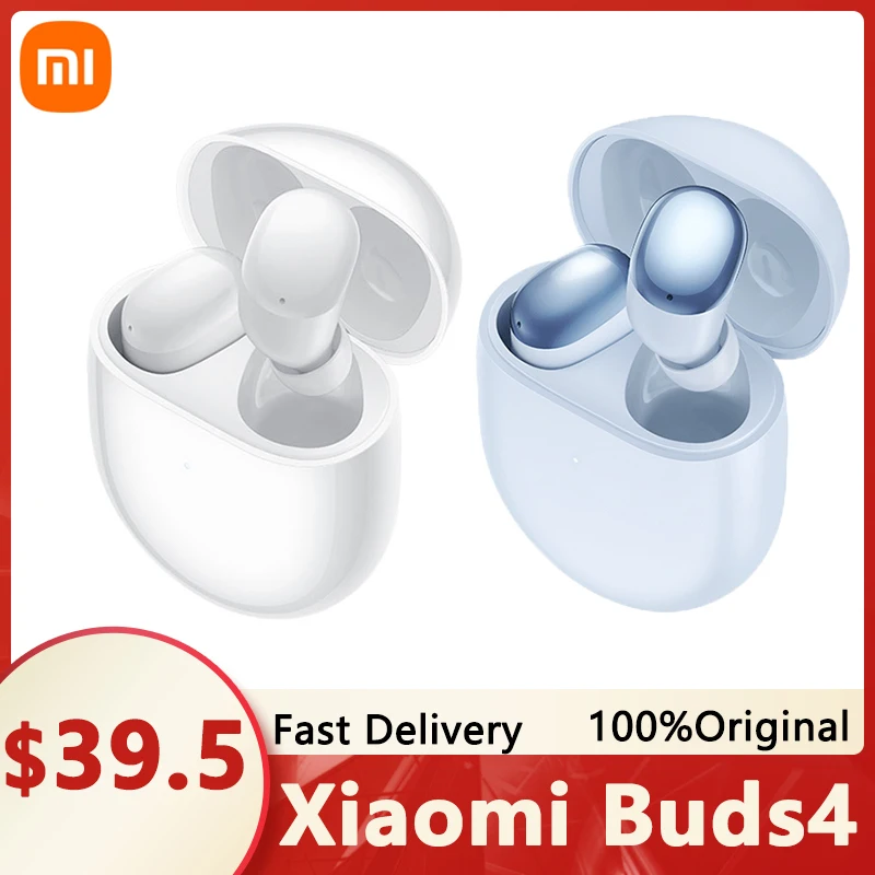 

TWS-наушники Xiaomi Redmi Buds 4 с поддержкой Bluetooth 5,2 и активным шумоподавлением