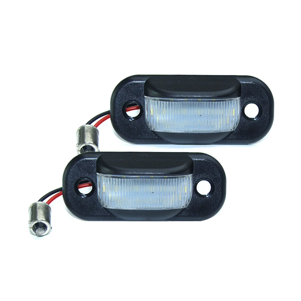 LED Car License Plate Lights LED Number Light Lamps for Audi 80 B4 91-95/Cabridet (Type 8G) 91-00/100 C4 90-94/A6 C4