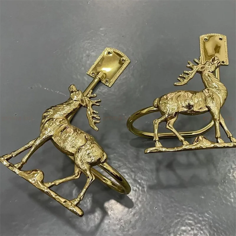 Большой Крючок для занавесок медь золотистая фурнитура домашних окон