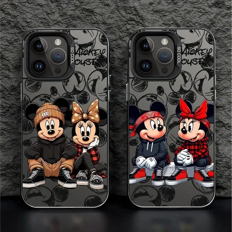 Anime Mickey Minnie Phone Case for Infinix Hot 8 9 10 12 20 30 30i Play Smart 5 6 7 Plus Spark Pro Shockproof Back Cover