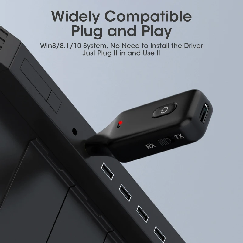 5.1 Bluetooth Receiver Transmitter 3- in-1 PC TV Wireless 3.5mm AUX Car Call Microphone Support Listening Hands-Free Navigation |