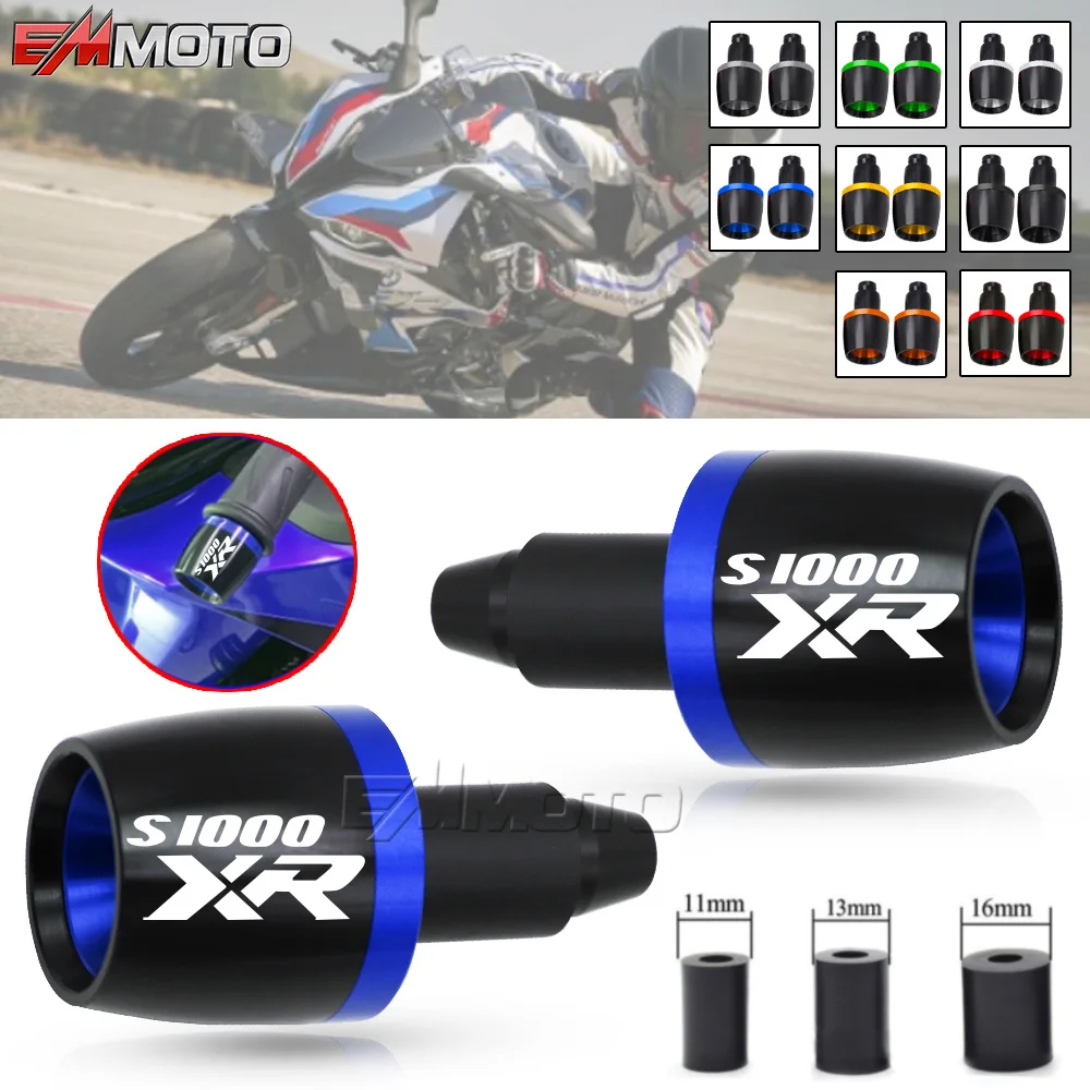 

7/8" 22mm Motorcycle Accessories Aluminum Handlebar Ends Plug Slider Handlebar End Grips Cap For BMW S1000XR S 1000XR s1000xr